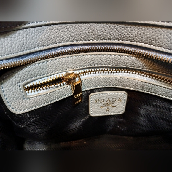 Prada Sky Blue Leather Satchel - Picture 5 of 6